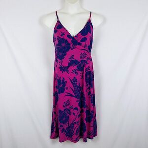 Tori Richard Honolulu Hawaiian Dress Womens L Pink Cruise Resort Vacation